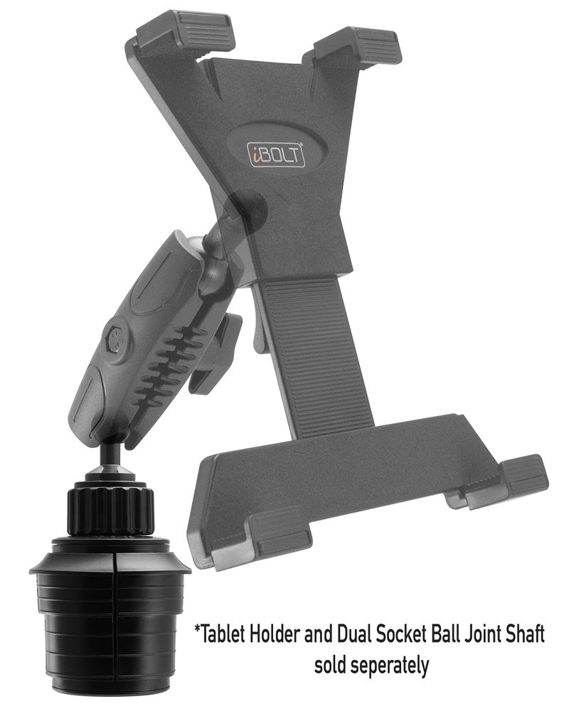 iBOLT Bolt 25mm (1 Inch) Adjustable cupholder Mount - Expands to fit Most cupholders and is Compatible with All 25mm or 1 inch mounts - Image 4